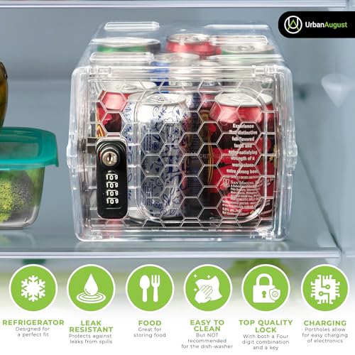 Urban August Dual Lock and Key Medicine & Refrigerator Lockbox