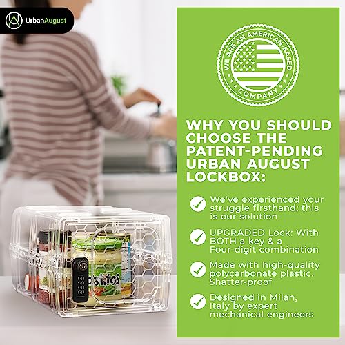 Urban August Dual Lock and Key Medicine & Refrigerator Lockbox