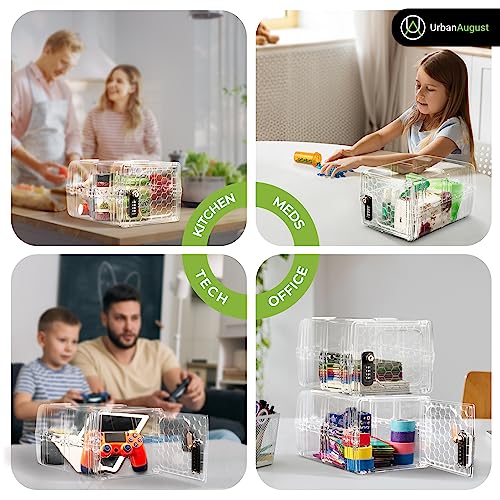 Urban August Dual Lock and Key Medicine & Refrigerator Lockbox