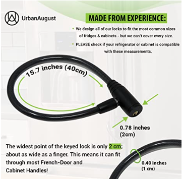 Urban August Cable Keyed Lock