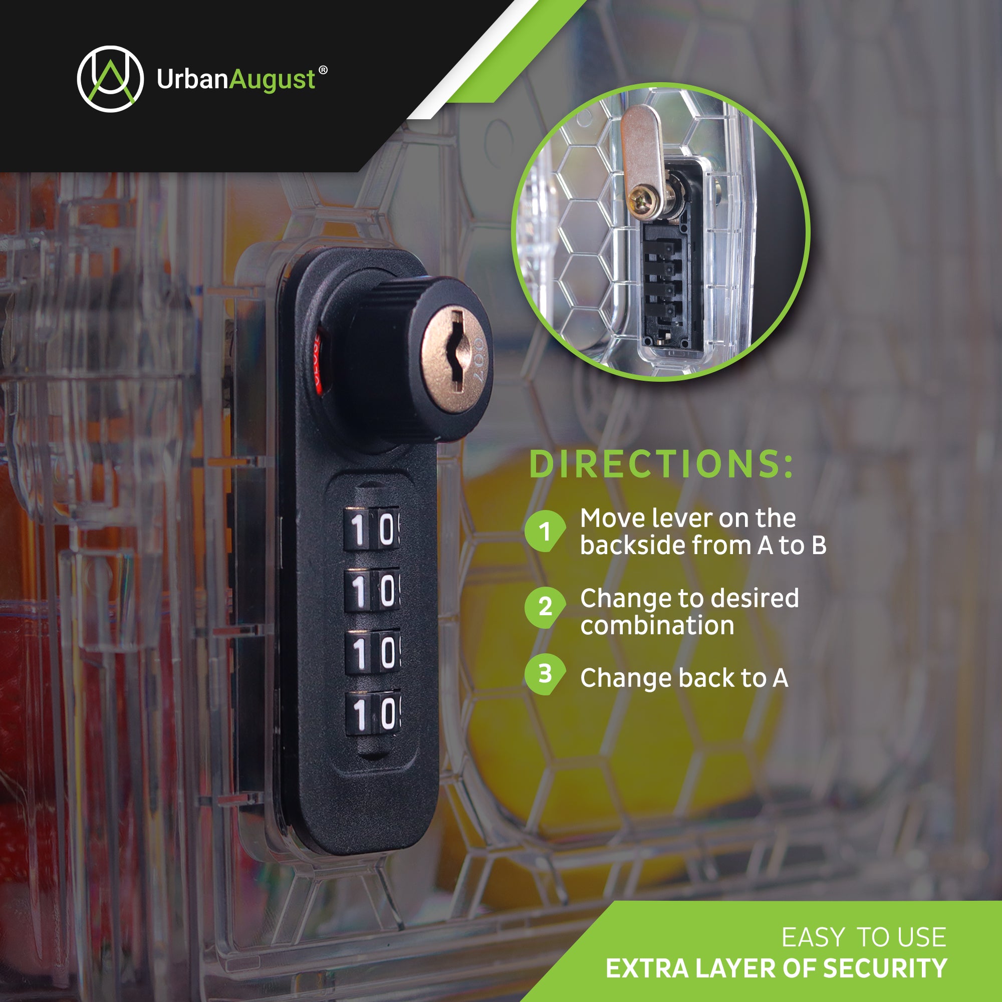Lock Box Instructions & Directions by Urban August