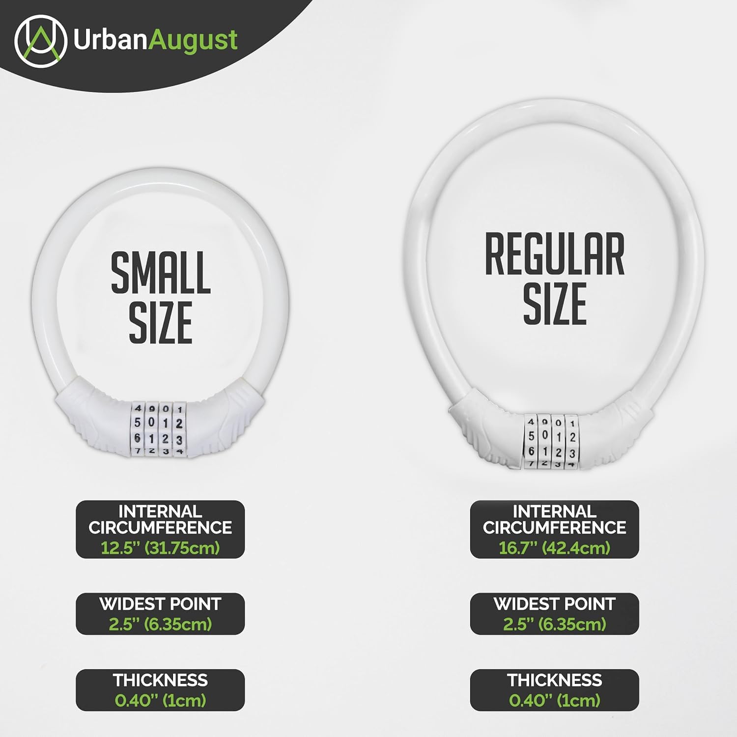 Urban August Cable Combination Lock