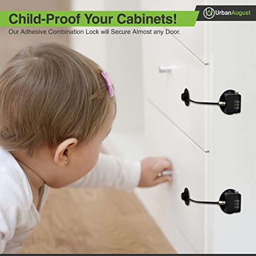 Refrigerator Window Lock Child Safety Coded Combination Locks Fridge Door  Freezer lock Kids Security Strong Adhesive